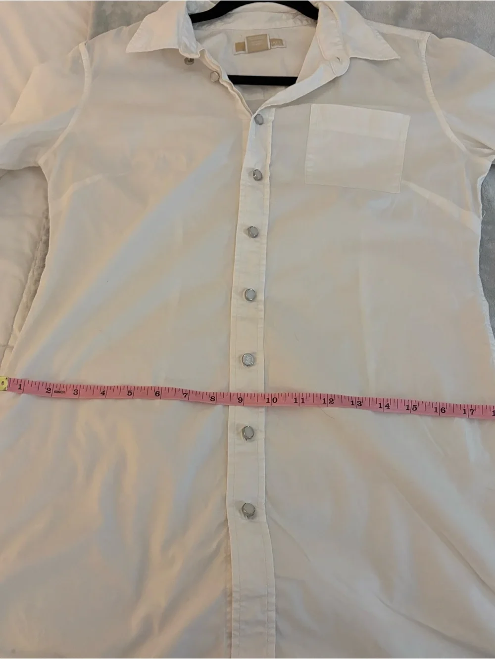 Michael Michael Kors Women’s Classic White Cotton Button-Down Shirt